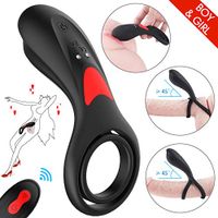 V-ībrânting Men Cǒckríng Lâsting Massagers,Waterproof Silicone Rooster USB Rechargeable Speed Practical Shaking Tshirt