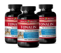 Lose Weight Pills for Men - TONALIN 1250MG - Pure and Potential Ingredients - conjugated linoleic Acid Liquid - 3 Bottles (270 Softgels)