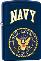 Zippo Personalized Message Engraved on Backside US Navy Windproof Lighter