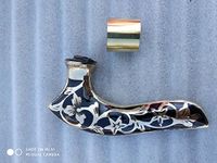 REPLICA WAREHOUSE Vintage Solid Brass Head Handle Desing for Walking Stick Canes Shaft