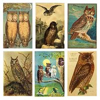 Mini Matchbook Set of 6 Images (Owls)