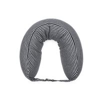 WAOBE U - Cuscino Cervicale Naturale in Lattice Particelle Comode Pisolino Cuscino Da Viaggio Cuscini Cuscino Schienale Cuscino Da Viaggio, Gray
