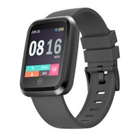 Zeblaze Crystal 2 Smart Watch IP67 Waterproof 1.29 inch Color Screen Smart Notification All-Day Sport Tracker Sleep Monitor Bluetooth Wrist Watch for Phones/Tablets(Black)