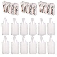 TXIN 400 Pieces Disposable Ear Thermometer Probe Covers Earmuffs, Clear Ear Thermometers Earcap Replacement Lens Filters Digital Thermometers Covers Caps