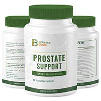 Botanica Boost Prostate Supplement for Men – 1300mg Herbal Prostate Health Formula with Root Bark and Seed Extracts Supports Urine Flow Already in The Normal Range (60)