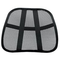 Omni Extra TM Comfortable Adjustable Breathable Cool Black Mesh Lumbar Back Support Fit All Types Office Chair Car Seat