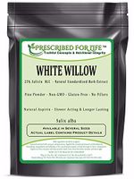 White Willow - 25% Salicin (HLC) - Natural Bark Extract Powder (Salix alba), 2 kg
