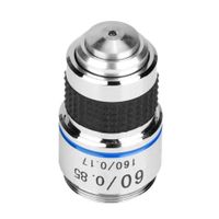Akozon 60X Achromatic Objectives Lens Biological Microscope 160/0.17 (Spring,DM-WJ004)