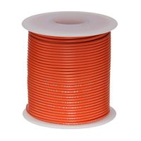 Remington Industries 22UL1007STRORA UL1007 22 AWG Gauge Stranded Hook-Up Wire, 300V, 0.0253" Diameter, 100' Length, Orange