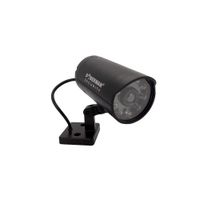 DOBERMAN SECURITY Dummy / Fake Security Camera - Realistic Look and Sturdy Design for Appearance of Video Surveillance & Deter Theft - Flashing Red LED Simulates Infrared Sensor for Additional Authenticity - Model SE-0405