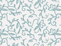 5ct Blue"Melody Scroll" on Kraft White Tissue Paper Gift Wrapping 20"x30" Sheets nfLG -933