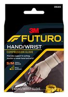 Futuro Futuro Hand/Wrist Compression Glove, Small/Medium, Beige, Small/Medium