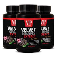 libido Herbs for Women - Velvet Beans Extract - Increase Energy Sex Drive and LIBIDO - Natural Mood and Energy Enhancer - Natural Herbs for Sex Drive - 3 Bottles (180 Capsules)