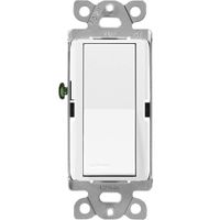 Lutron Claro On/Off Switch, 15 Amp, 3-Way, SC-3PS-SW, Snow