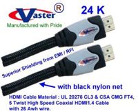 5 Pack, Hdmi1.4 Cable, High Speed Hdmi 1.4v 2160p Digital 26 Awg Cable with Ethernet & 3D Tv, 3 Ft