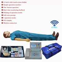 TZYY Resuscitation Manikins,CPR First Aid Training Manikin Dummy Adult, with Wireless Connection ECG Display for Educational Teaching Research