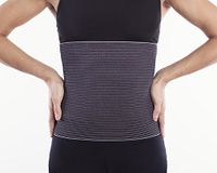 SG-Training Fit #1 Compression Wool - Cotton Warming Belt - Relieves Back Pain - Supports Lumbar and Muscles - Optimal Compression - for Men and Women. (Black, 3)