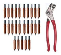 Boulderfly 25 Pc. 1/8" Cleco Fasteners with Cleco Pliers