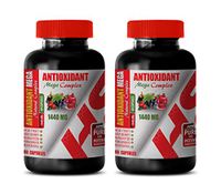 Heart Health Vitamins for Women - ANTIOXIDANT Natural MEGA Complex 1440 MG - Pomegranate Extract Vitamin - 2 Bottles 120 Capsules
