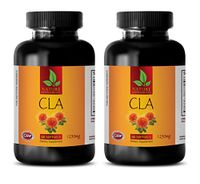 Fat Burners for Men cla - CLA - CONJUGATED LINOLEIC Acid (Safflower Oil) - Cla 1250 conjugated linoleic Acid - 2 Bottles 180 Softgels