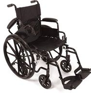 ProBasics K4 Transformer Wheelchair Self Propelling Transforms to a Transport Chair with Flip-Back Desk Arms (20 X 16 Elevated LEGREST)