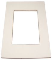 INOVART Picture-It White Pre-Cut Art/Presentation Mat Frames - Fits Artwork 11" x 20"