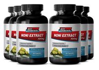 Cholesterol reducing Supplements - NONI Extract 500mg - Cholesterol Reducer - 6 Bottles 360 Capsules