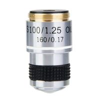 Akozon 100X Achromatic Objectives Lens Biological Microscope 160/0.17 (Spring,Oil,DM-WJ005)