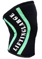LiftingLarge Savage Knee Sleeves - 7mm Neoprene X 30cm Long - Multi Sport (Small 11-12 inches)