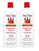 Fairy Tales Rosemary Repel Daily Kid Shampoo (32 Fl Oz) & Conditioner (32 Fl Oz) Duo for Lice Prevention