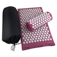 Lotus Acupuncture Massage Pads Back and Neck Pain Relief Acupressure Mat and Pillow Set Relieves Stress, Back, Neck, and Sciatic Pain