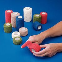 Co-Flex Cohesive Flexible Bandage, White, 1"x 5 yd. (2.5 cm x 4.6 m), 30 Rolls