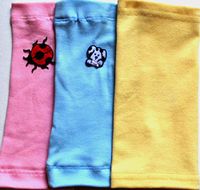 Design for Your Life Childrens picc line Sleeves 3 Pack (Yellow/Blue/Pink, Large 7-8" Bicep)