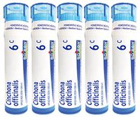 Boiron Cinchona Officinalis 6C, Homeopathic Medicine for Diarrhea, Gas and Bloating (Pack of 5)