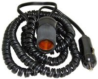 12' Curly Cord Automotive Lighter Plug Extension