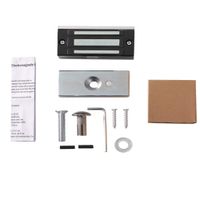 PEACE BIRD Electromagnetic Lock,60KG 130LBs Holding Force Electric Magnetic Lock for Closet Cabinet Door Access Control System (Fail-Safe NC Mode)