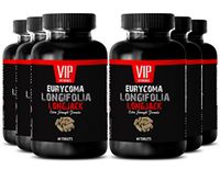 Maca Root Pills- EURYCOMA LONGIFOLIA - Improves Cardiovascular Conditions and Poor Circulation (6 Bottles - 360 Capsules)