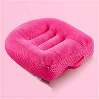 KLSJJ Office Soft Massage Seat Cushion Lady's Beauty Hip Butt Push Up Yoga Orthopedic Pads for Car Chair Anti (Color : Pink)
