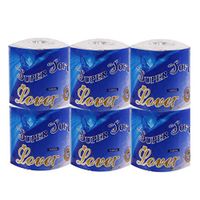 Extra Soft White Toilet Paper,3 Layers Comfort Care Bath Tissue,Hollow Replacement Roll Paper,Smooth Soft Kitchen Towel,Highly Absorbent,Fit Into Standard Hand Towel Dispensers (6 Rolls)
