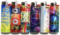 2020 New Year Bic Lighters 6 Count Limited Release