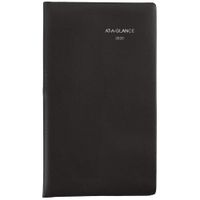 AT-A-GLANCE 2020 Weekly Pocket Planner, DayMinder, 3-1/2" x 6", Black (SK4800)