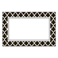 Black Tiles Enclosure Cards / Gift Tags - 3 1/2 x 2 1/4in. (50)