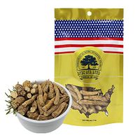 DOL American Ginseng Root,Hand-Selected Cultivated American Wisconsin Ginseng Root for Tea & Powder & Soup 美國威斯康辛州西洋參根 花旗參根 經濟實惠裝 so 0157