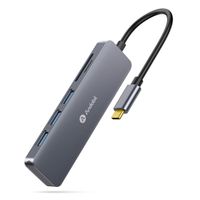 USB C HDMI Hub, Andobil 5-in-1 Type C Adapter with 3 USB 3.0 Ports, SD/Micro SD Card Reader for Business, Compatible for MacBook Pro，MacBook Air 2018/2019, Chromebook Pixelbook, Dell XPS