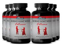 Longjack Tongkat Ali - Horny Goat Weed Extreme - Male Performance Enhancers (6 Bottles 360 Capsules)