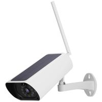 Nannday Outdoor Security Camera, 1080P WiFi Solar Powered IP Camera Waterproof Night Vision Wireless Surveillance Camera for Home Protection