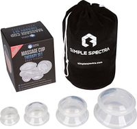 Cupping Therapy Massage Sets - Silicone Vacuum Suction Cups for Joint & Muscle Pain Relief - Best Chinese Cup Set for Anti Cellulite, Trigger Point, Deep Tissue Myofascial Release with Travel Bag