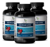 Digestive Capsules - Blood Pressure Support - Natural Blood Flow - 3 Bottles 180 Capsules