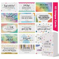 Prayer Cards - 63 Mini Scripture Cards with Assorted Bible Verses. Christian Gifts, Inspirational Cards, Encouragement Cards for Women and Men by Dessie