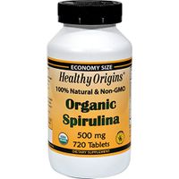 Healthy Origins - Organic Non-GMO Spirulina 500 mg. - 720 Tablet(s)